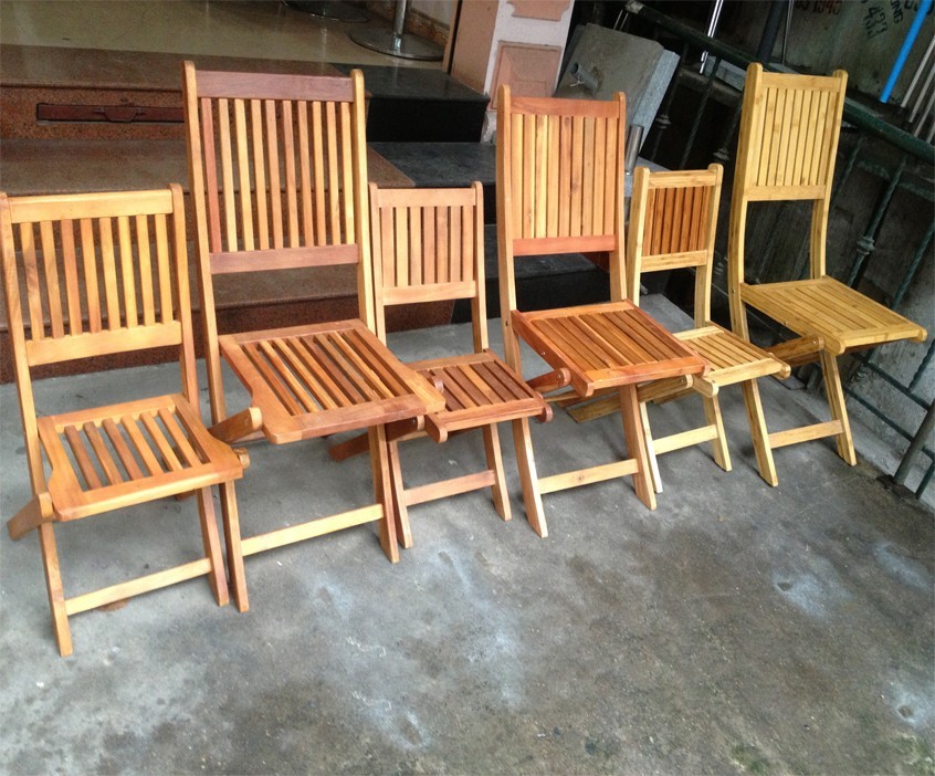 Bàn ghế gỗ cafe mini – Nội thất POKA