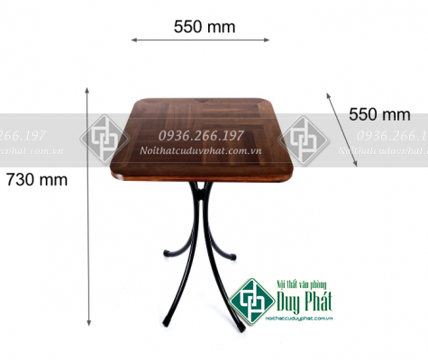 bàn cafe chân sắt sơn tĩnh điện yên gỗ,lưng tựa gỗ tự nhiên mới 100% bàn giá 380k