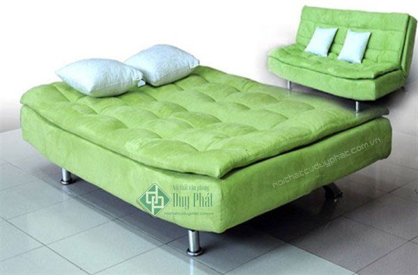 Thanh lý sofa giường màu xanh rêu mới 100%