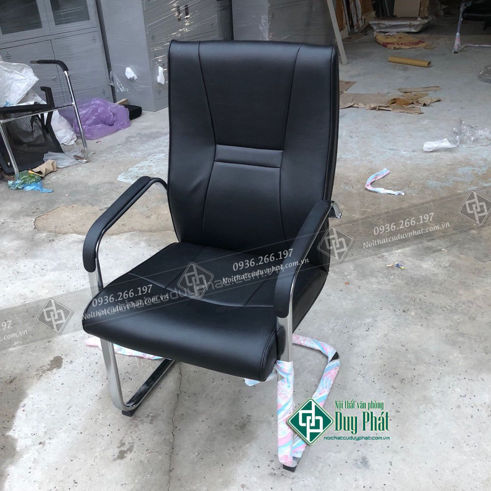 Thanh lý ghế chân quỳ bọc da cao cấp, khung mạ inox ghế mới chưa qua sử dụng (GQD-02)