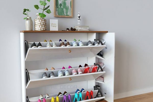 Tuyển tập các mẫu tủ giày 1 triệu thông mình đẹp - Hiện đại