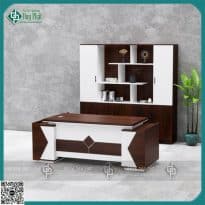 Bàn giám đốc 1 hộc 1 chữ L kích thước 1m6x1m8 mặt rộng 80cm (BGD-DP-17)